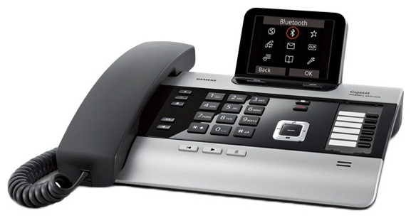 

VoIP-телефон Gigaset DX800A, 4 линии, цветной дисплей, DECT, черный/серебристый, DX800A