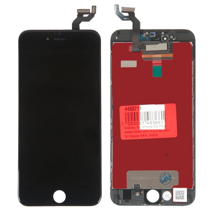 Дисплей для Apple iPhone 6S Plus в сборе с тачскрином, черный [468711]