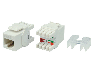 

Вставка Keystone Hyperline 180 градусов, RJ-45(8P8C) cat.5e, 1шт., белый (KJ8-8P8C-C5e-180-WH), 180 градусов