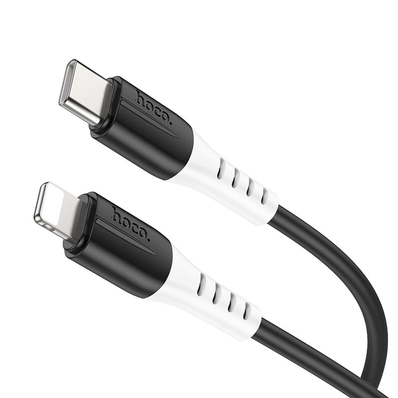 

Кабель USB Type-C-Lightning 8-pin, 3A 1 м, черный HOCO X82 (206146), X82