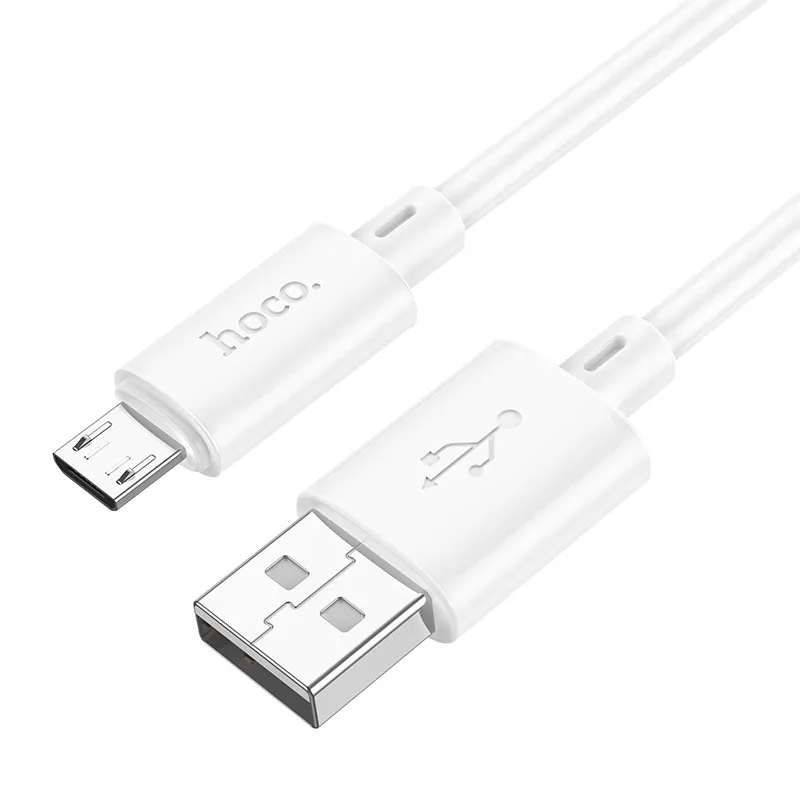

Кабель USB-Micro USB, 2.4A 1 м, белый HOCO X88 (6931474783332), X88