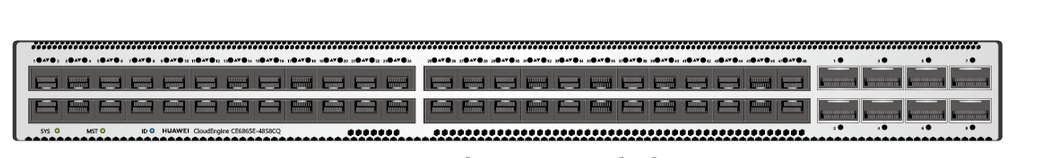 

Коммутатор Huawei CloudEngine CE6865E-48S8CQ, управляемый, кол-во портов:, SFP28 48x25 Гбит/с, кол-во SFP/uplink: QSFP28 8x100 Гбит/с, установка в стойку (02354CPN-001_N1SW), CE6865E-48S8CQ