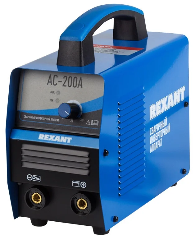

Сварочный аппарат REXANT АС-200А, MMA, инверторный, MMA (20A-200A), 187В-253В (11-0912), АС-200А