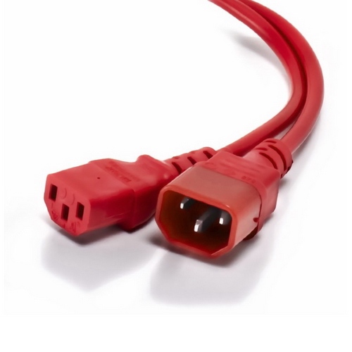 

Кабель питания IEC-320-C13-IEC-320-C14, 10A, 1.2 м, красный Cablexpert (ПВС-АПC13C14 3*0,75 1,0ч), 0