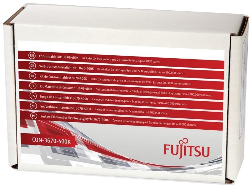 Комплект роликов Fujitsu оригинал для Fujitsu, 400000 страниц, 4 шт. (CON-3670-400K)