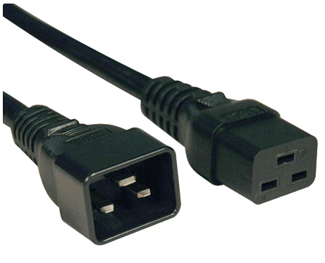

Кабель питания IEC-320-C19-IEC-320-C20, 16A, 220В, 1 м, черный Hyperline (PWC-IEC19-IEC20-1.0-BK)