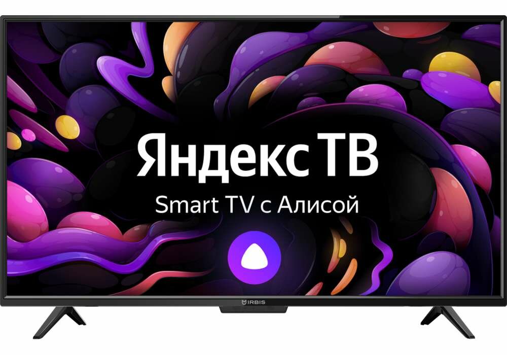 

Телевизор 39" IRBIS 39H1YDX121BS2, 1366x768, HDMIx2, USBx2, WiFi, Smart TV, черный (39H1YDX121BS2), 39H1YDX121BS2