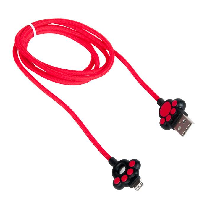 

Кабель USB 2.0(Am)-Lightning 8-pin(m), угловой, 2A 1.2 м, зеленый Joy Room S-M125 Cute Paw (S-M125i), S-M125 Cute Paw