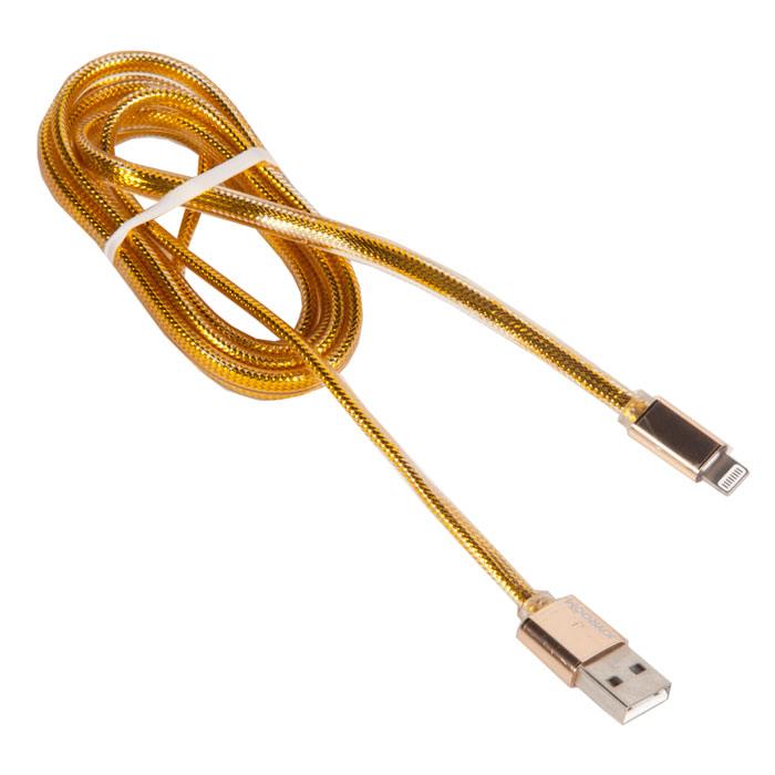 

Кабель USB 2.0(Am)-Lightning 8-pin(m), 2A 1.2 м, золотистый Joy Room S-M331 (S-M331i), S-M331