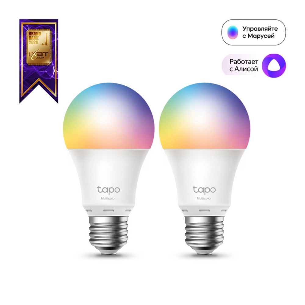 Умная лампа TP-Link Tapo l530E, 8.7 Вт, 6500К, E27