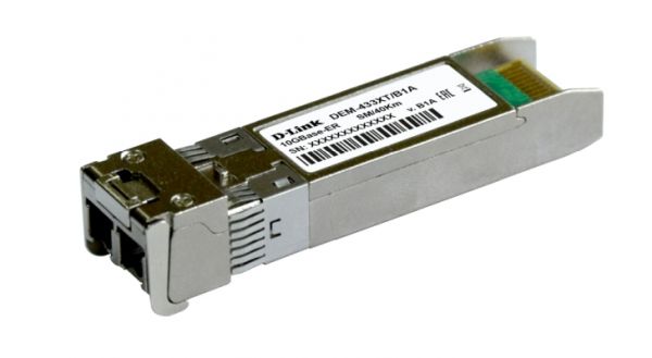 

Модуль SFP+ D-Link DEM-433XT, 40 км, LC, Tx:1550 нм, Rx:1550 нм, 10 Гбит/с, SM, двойной (433XT/B1A), DEM-433XT