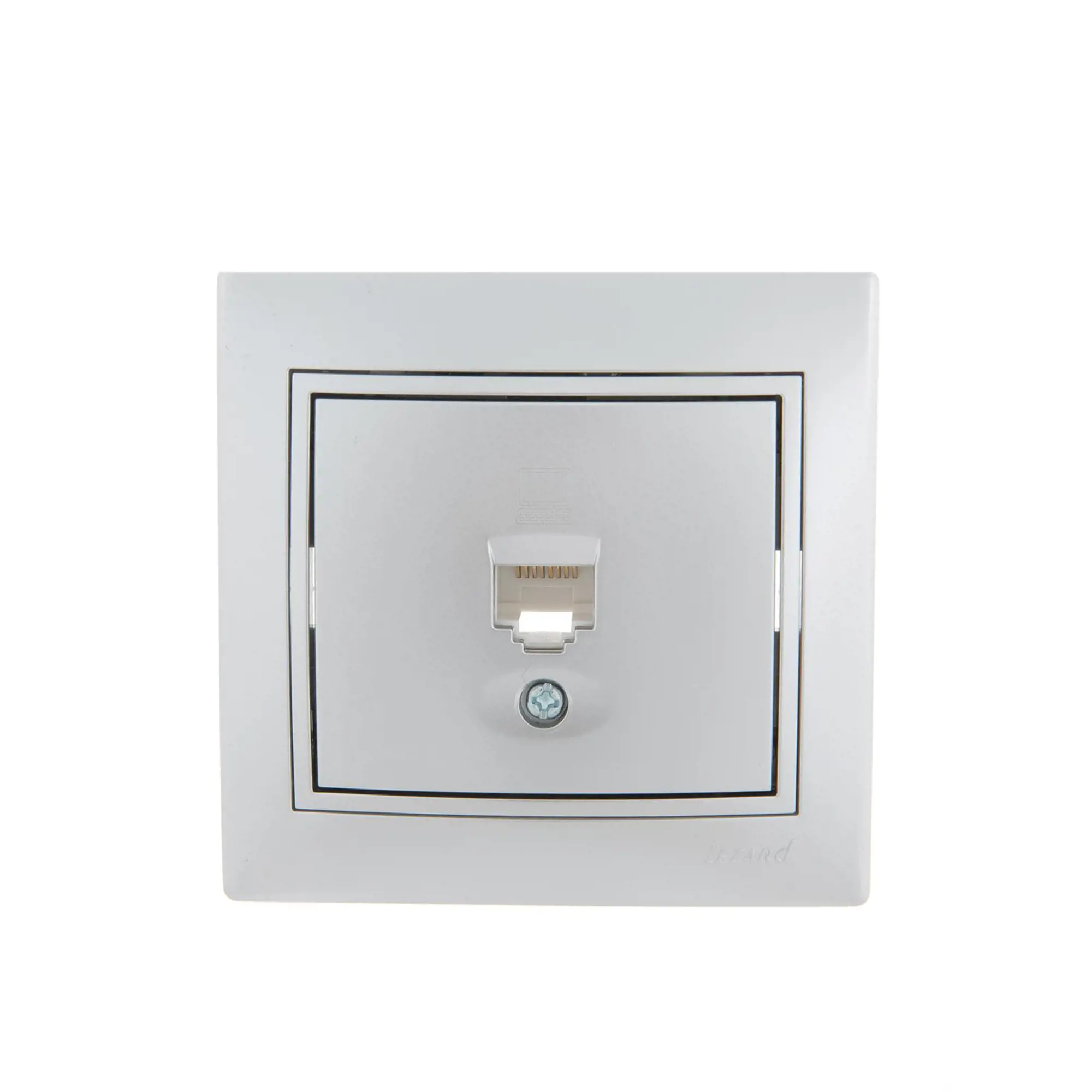 

Розетка RJ-45 скрытый монтаж, серый, Lezard Mira (701-1010-139)
