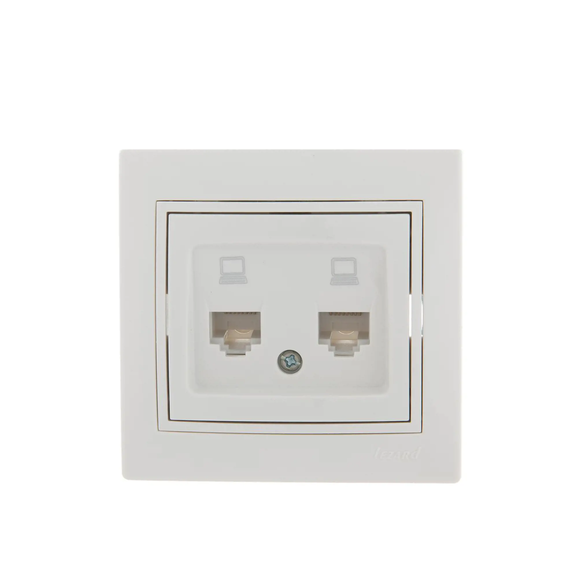 

Розетка RJ-45 скрытый монтаж, белый, Lezard Mira (701-0202-141), Mira