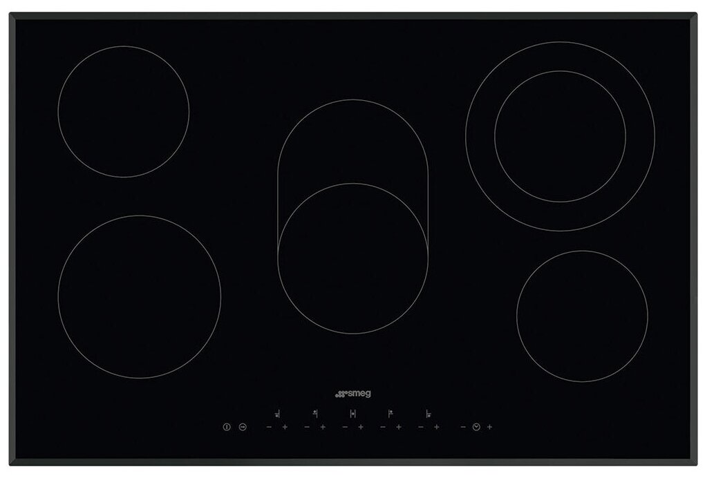 

Электрическая варочная панель SMEG SE385EMTB 5 конфорок, черный (SE385EMTB), Черная, SE385EMTB