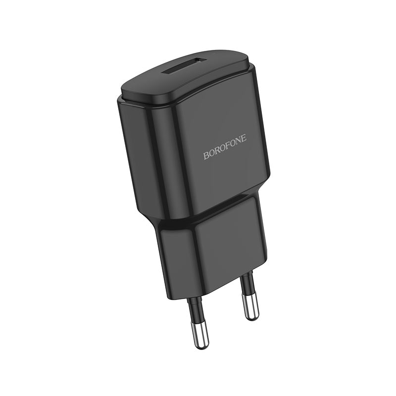 

Сетевое зарядное устройство Borofone BA48A Orion, USB, 2.1A, черный (6931474728340), кабель Lightning 8pin, BA48A Orion