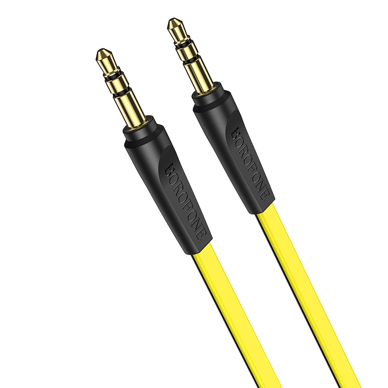 

Кабель Jack 3.5mm(M)-Jack 3.5mm(M), 1 м, желтый Borofone BL6 (6931474746412), BL6