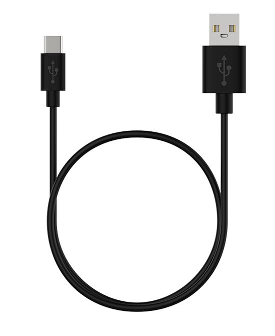 

Кабель USB 2.0(Am)-USB 2.0 Type-C(m), 3A 1 м, черный Maxvi MC-02 UP, MC-02 UP
