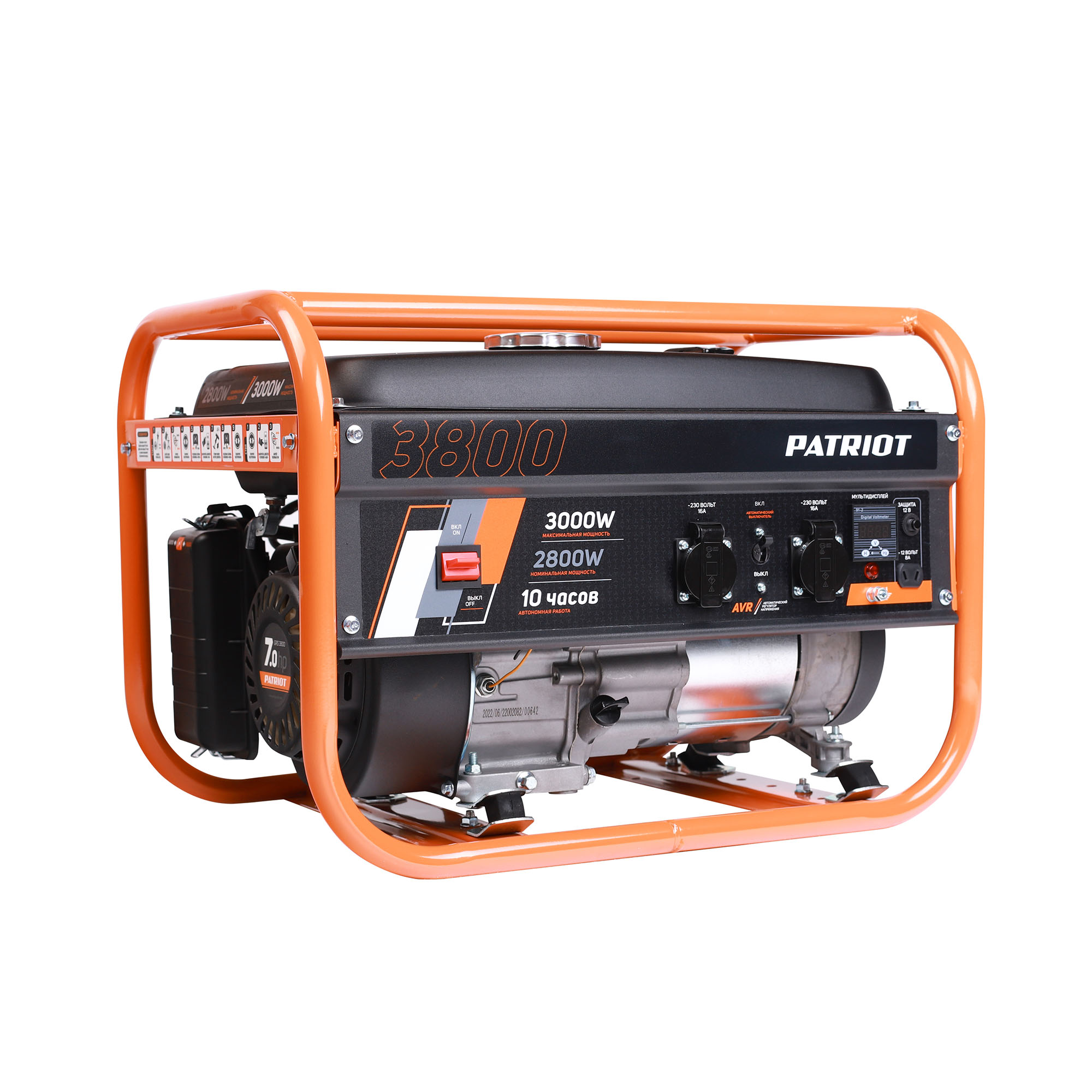 Электрогенератор PATRIOT GRS 3800, 7 л.с., 3 кВт