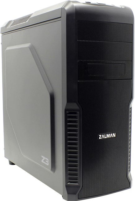 Корпус Zalman Z3, ATX, Midi-Tower, USB 3.0, черный, Без БП плохая упаковка
