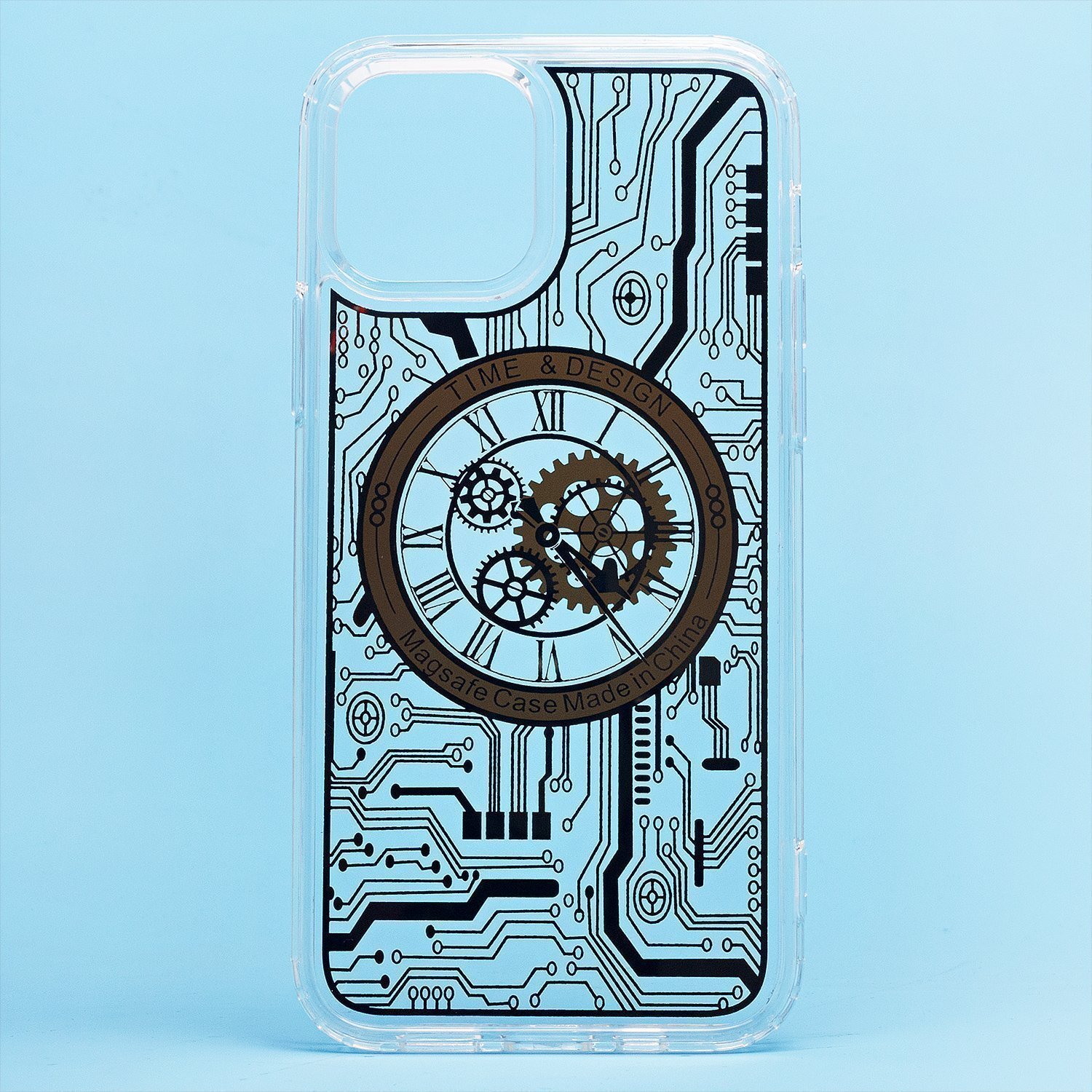

Чехол-накладка SM014 SafeMag для смартфона Apple iPhone 12/12 Pro, золотистый (214852)