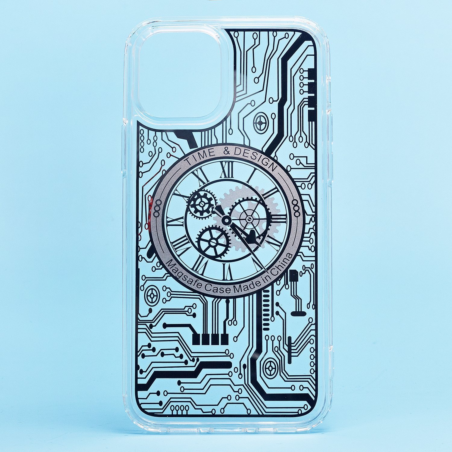 

Чехол-накладка SM014 SafeMag для смартфона Apple iPhone 12/12 Pro, серебристый (214851)