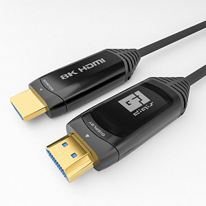 Кабель HDMI(19M)-HDMI(19M) v2.1, 8K, 10 м, черный Digis AOC (DSM-CH10-8K-AOC)