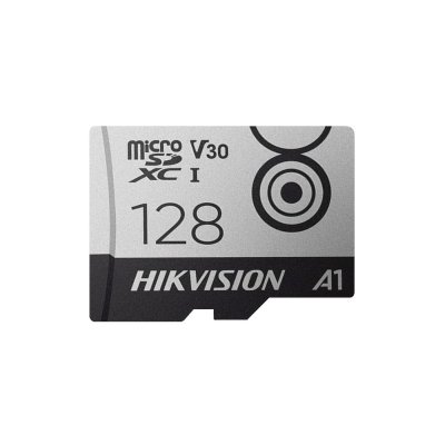 Карта памяти 128Gb microSDXC Hikvision Tachograph Video Surveillance Class 10 UHS-I U1 V30 A1 (HS-TF-M1/128G)