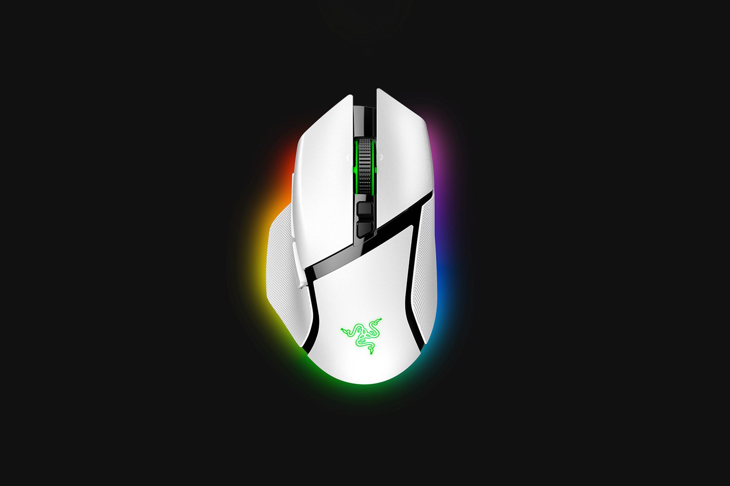Мышь Razer Basilisk V3 Pro, Bluetooth/Радиоканал/USB, белый