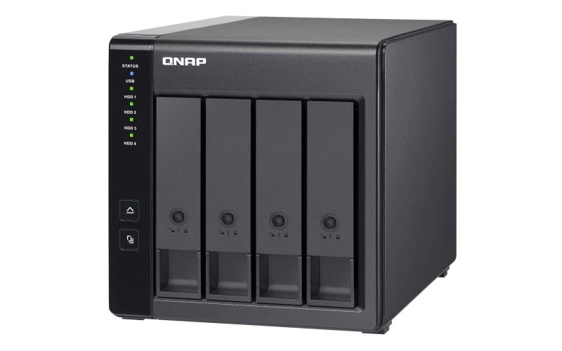 

Сетевой накопитель (DAS) QNAP TR-004, 4x2.5"/3.5" SATA3 HDD, 1xUSB 3.X, 65W, (TR-004), TR-004