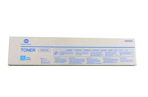 

Картридж лазерный Konica Minolta TN-514CH/A9E845H, голубой, 13000 страниц, оригинальный для Konica Minolta bizhub C658 с чипом, TN-514CH