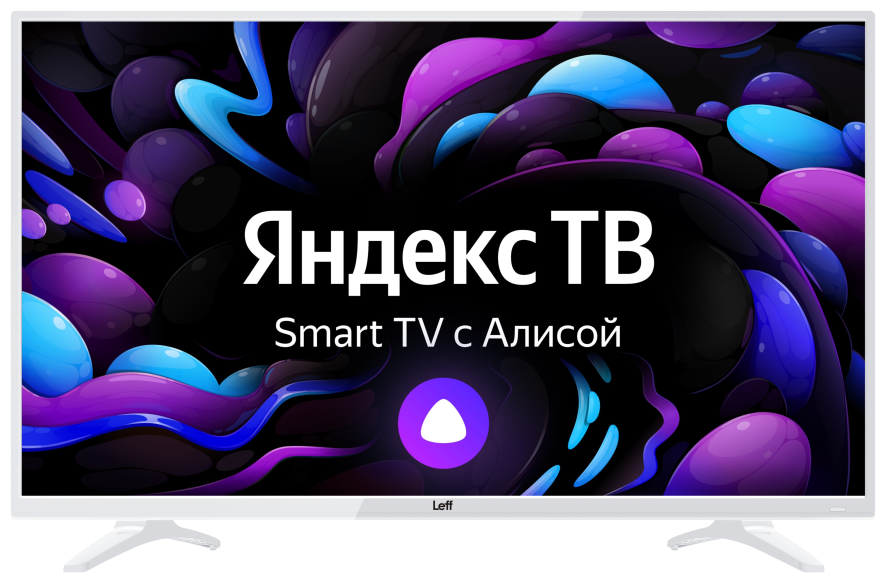 

Телевизор 43" Leff 43F541T, 1920x1080, HDMIx3, USBx2, WiFi, Smart TV, белый (43F541T), 43F541T