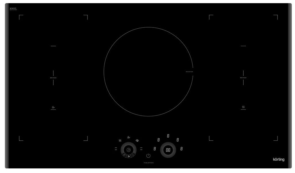 

Индукционная варочная панель Korting HIB 95750 B, 5 конфорок, черный (HIB 95750 B), Черная, HIB 95750 B