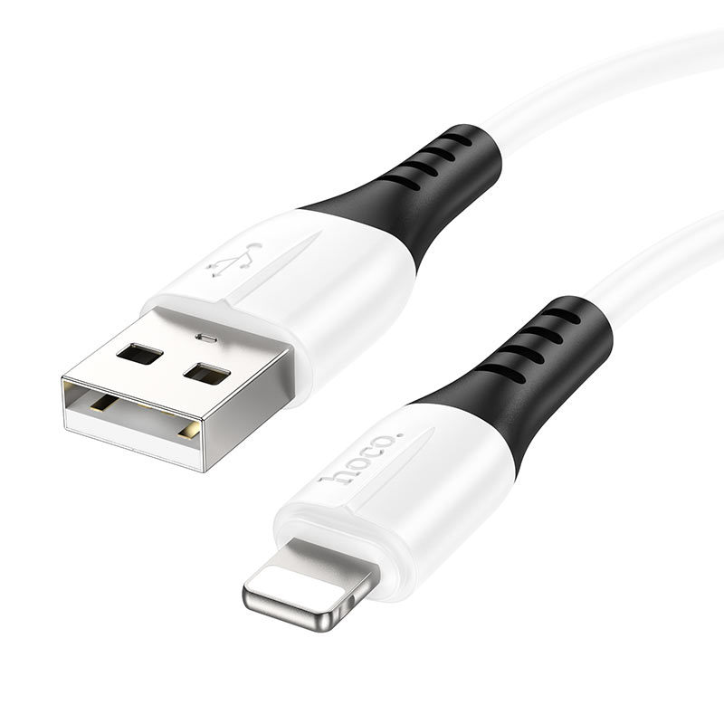 

Кабель USB-Lightning 8-pin, 2.4A 1 м, белый HOCO X82 (HC-68544), X82