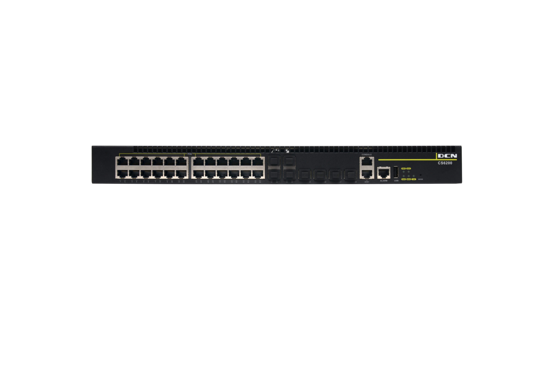 

Коммутатор DCN CS6200-28X-P-EI(R2), управляемый, кол-во портов: 20x1 Гбит/с, combo RJ-45/SFP 4x1 Гбит/с, кол-во SFP/uplink: SFP+ 4x10 Гбит/с, установка в стойку, PoE: 20x30Вт (макс. 375Вт) (CS6200-28X-P-EI(R2)), CS6200-28X-P-EI(R2)