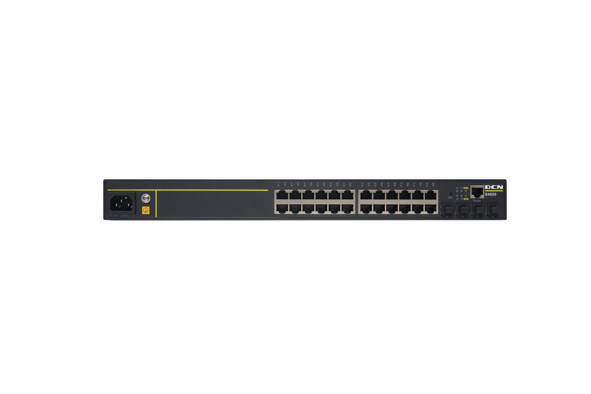 

Коммутатор DCN S4600-28P-SI(R3), управляемый, кол-во портов: 24x1 Гбит/с, кол-во SFP/uplink: SFP 4x1 Гбит/с, установка в стойку (S4600-28P-SI(R3)), S4600-28P-SI(R3)