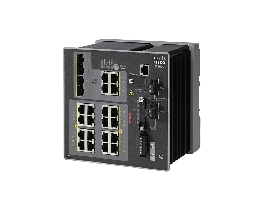 Коммутатор Cisco Industrial ( IE-4000-16T4G-E)