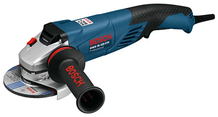 

УШМ (болгарка) BOSCH GWS 15-125 CIH, сетевая, 1500Вт, 125мм, 11000 об/мин, 2.3 кг (0.601.830.222), GWS 15-125 CIH