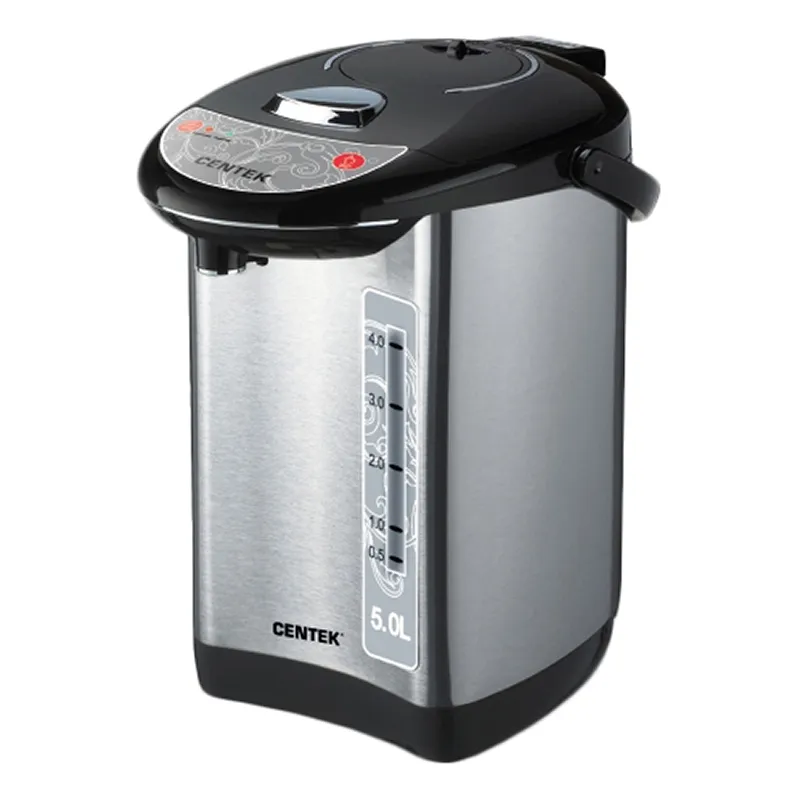

Термопот Centek CT-1083 5л. 850Вт, сталь, серебристый/черный, CT-1083