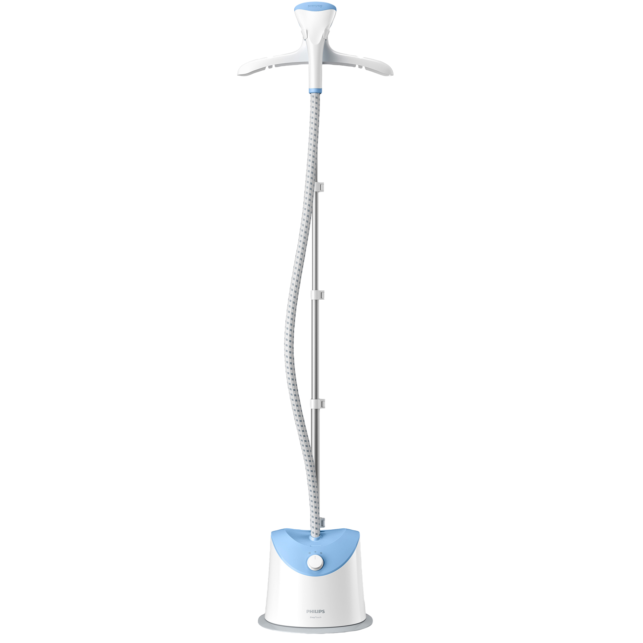 

Отпариватель напольный Philips Easy Touch GC482 1.6 кВт, белый/голубой (GC482/20), GC482