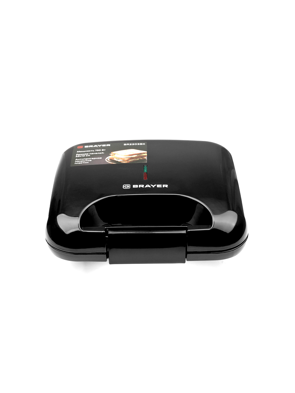

Сэндвичница Brayer 2203BR-BK 750Вт, черный, 2203BR-BK