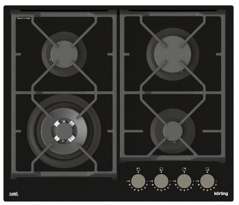 

Газовая варочная панель Korting HGG 6987 CTN FLC 4 конфорки, черный (HGG 6987 CTN FLC), Черная, HGG 6987 CTN FLC