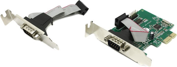 Контроллер COM Orient XWT-PE2SLP, внешние порты: 2xCOM, PCI-E, Retail (XWT-PE2SLP RTL)
