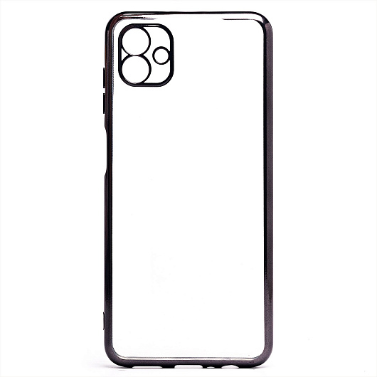 Чехол-накладка Activ Pilot SM-A045 для смартфона Samsung Galaxy A04, силикон, черный/прозрачный (213324)