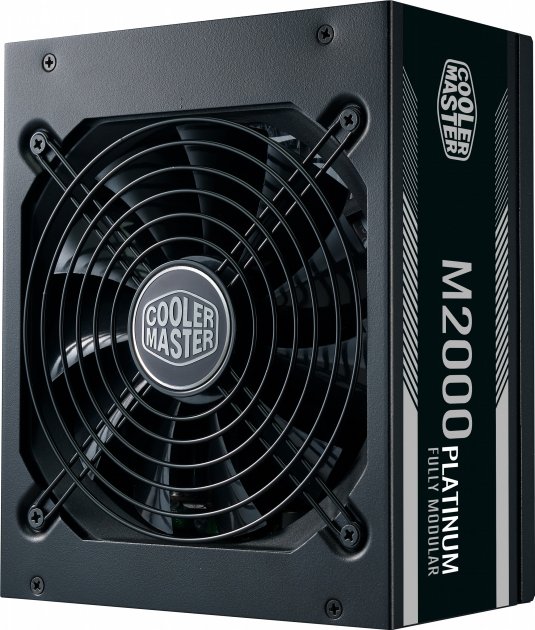 

Блок питания 2000 Вт ATX CoolerMaster M2000, 135 мм, 80 Plus Platinum, Retail (MPZ-K001-AFFBP-EU), M2000