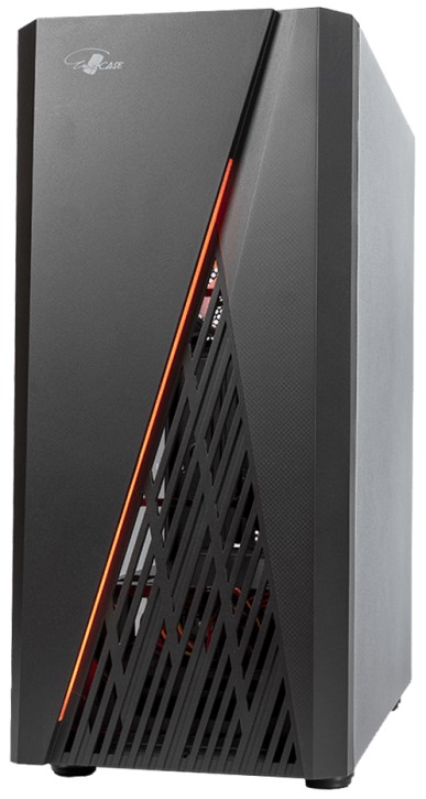 

Корпус Eurocase A39, ATX, Midi-Tower, USB 3.0, RGB подсветка, черный, без БП (Eurocase A39), A39