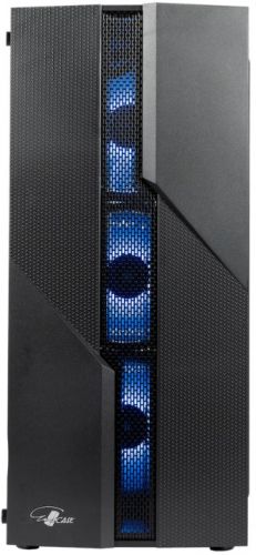 Корпус Eurocase A85 4ARGB, ATX, Midi-Tower, USB 3.0, RGB подсветка, черный, без БП (Eurocase A85)