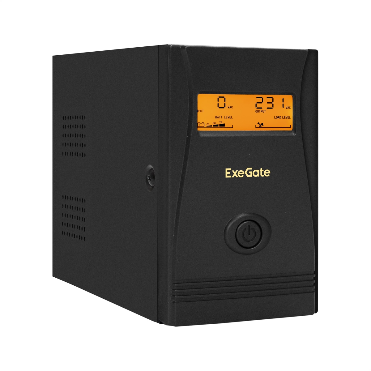 ИБП ExeGate ULB-800.LCD.AVR.2SH, 800 VA, 480 Вт, черный
