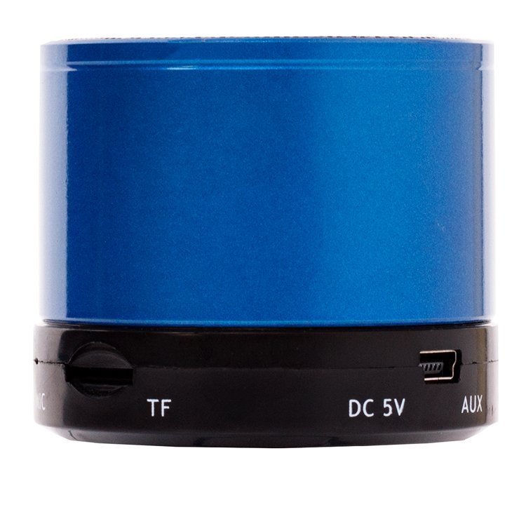 

Акустика портативная RockBox Round, 3 Вт, FM, microSD, Bluetooth, синий (47249), Round