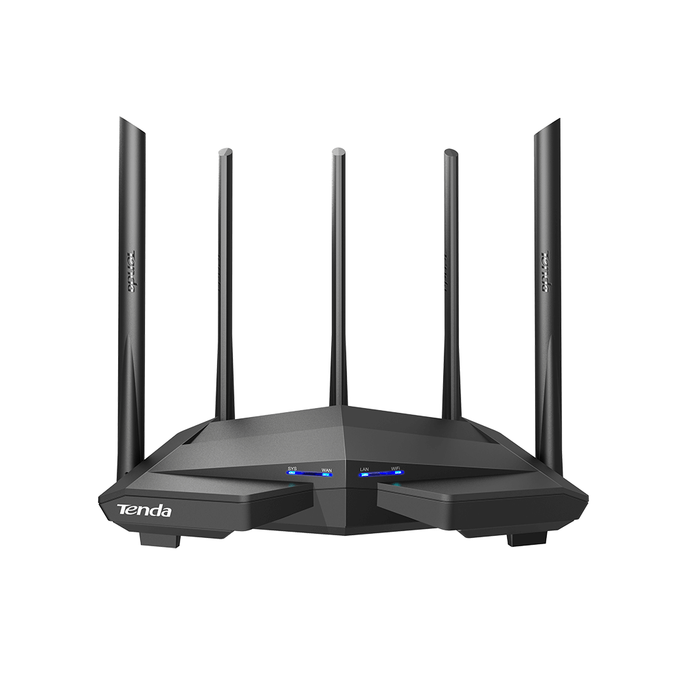 

Wi-Fi роутер Tenda AC11, 802.11a/b/g/n/ac, 2.4 / 5 ГГц, до 1.17 Гбит/с, LAN 3x1 Гбит/с, WAN 1x1 Гбит/с, внешних антенн: 5x6 дБи, AC11