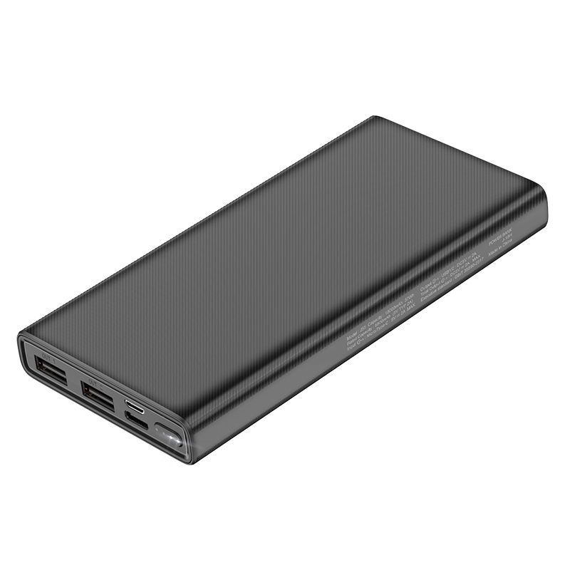 

Портативный аккумулятор (Powerbank) Hoco J55 Neoteric, 10000mAh, 2xUSB, 2A, черный (6931474718389), J55 Neoteric